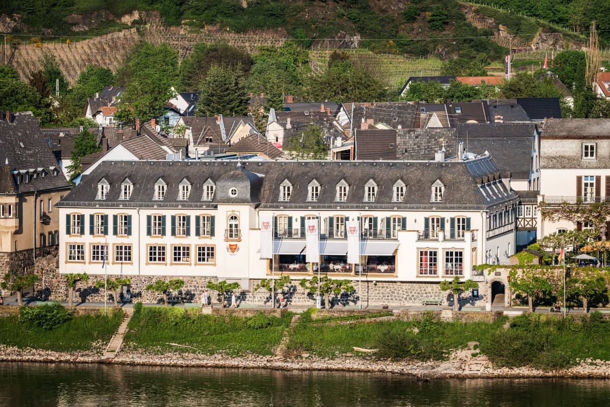 Außenansicht vom Restaurant Rheinblick in Unkel